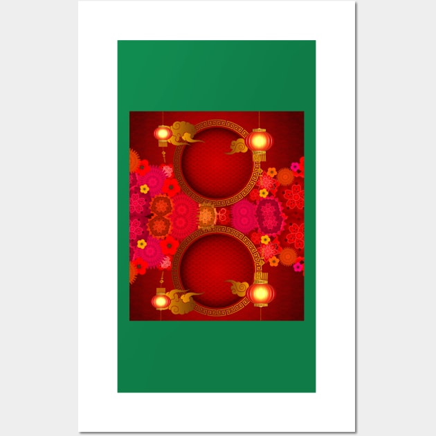 Chinese New Year Wall Art by LibrosBOOKtique